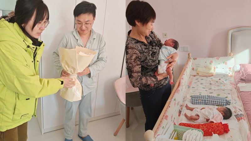 雙倍喜悅，雙倍關懷--探望喜得龍鳳胎員工家屬，傳遞溫暖與關懷